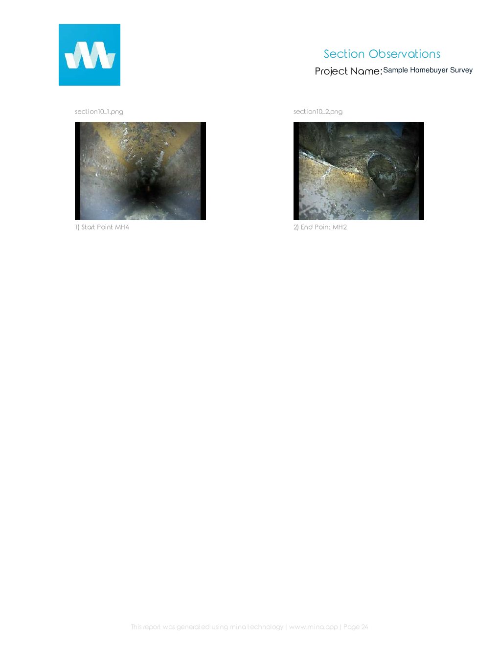 Page 24 of the anonymised Prime Drainage homebuyer drain survey