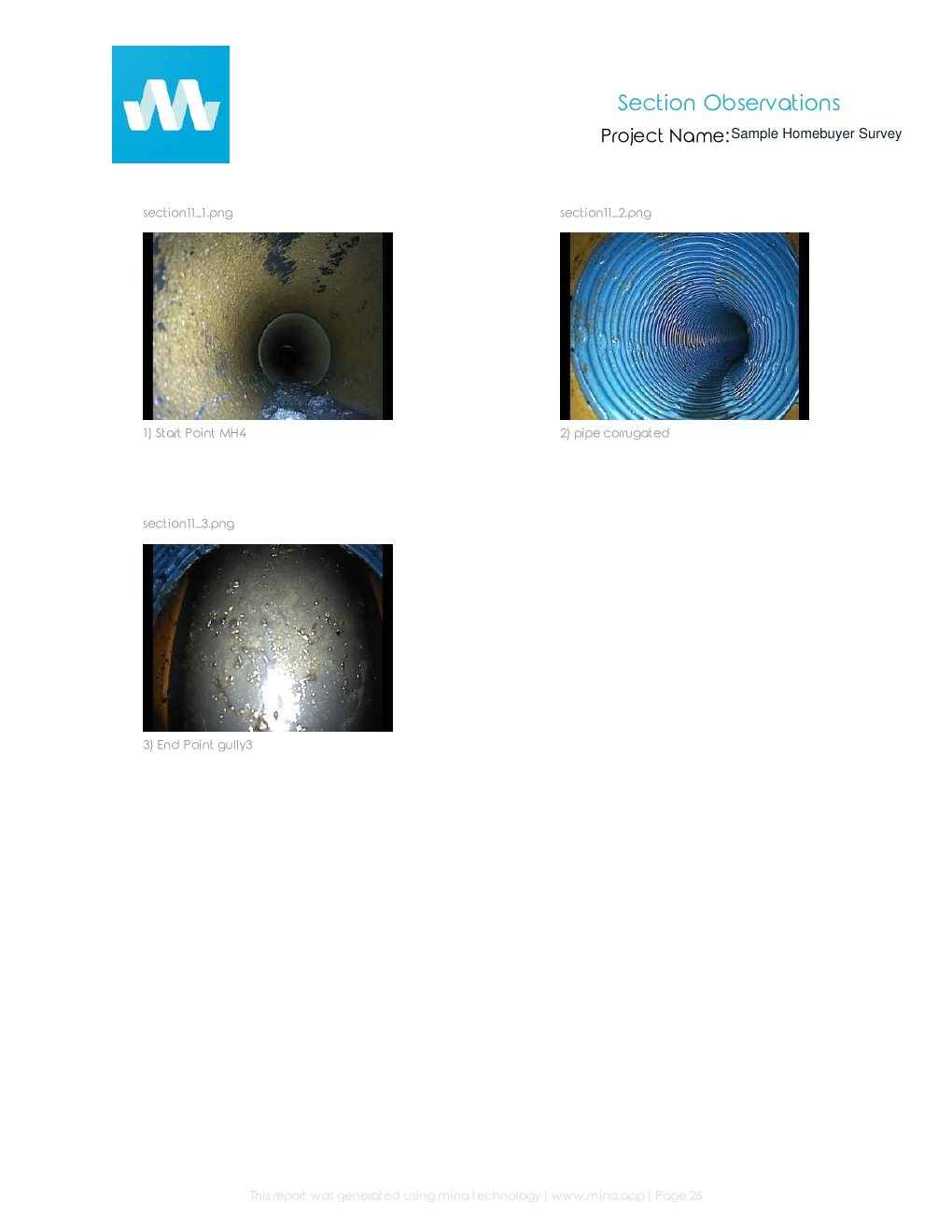 Page 26 of the anonymised Prime Drainage homebuyer drain survey